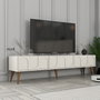 Hanah Home Lyon 44 Mueble para TV Crema y Nogal